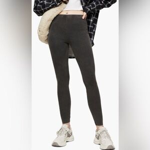 Topshop Gray High-Rise Leggings